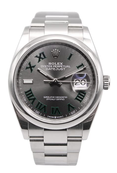 rolex datejust 36mm wimbledon dial